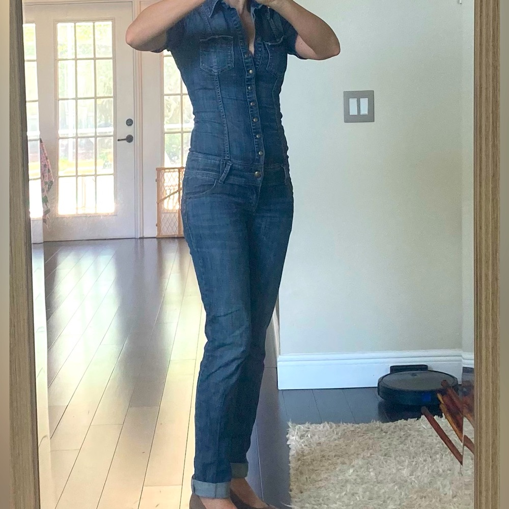 Stradivarius Denim Jumpsuit
